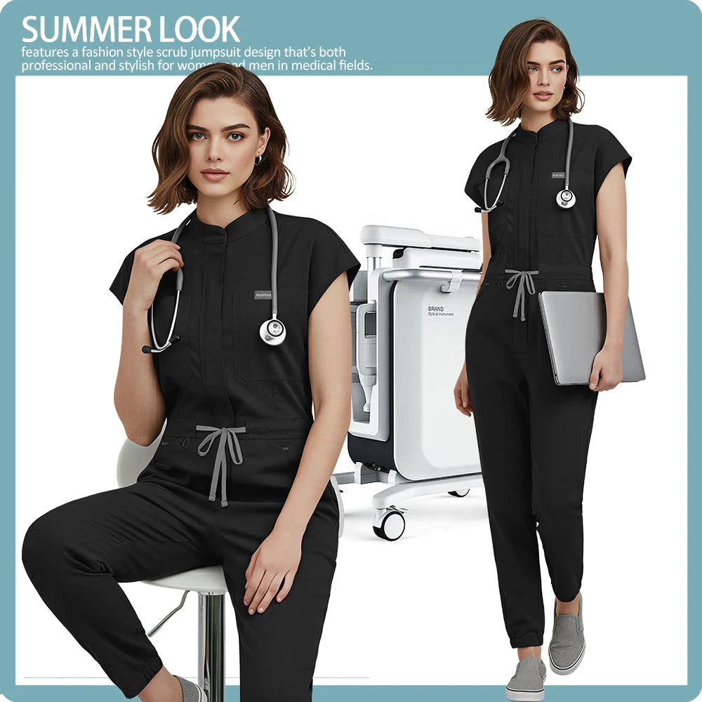 High Quality Durable Clinical Workwear Medical Nurse Uniforms Women New Scrubs Clothes Doctor Dental Overalls Surgical Jumpsuits