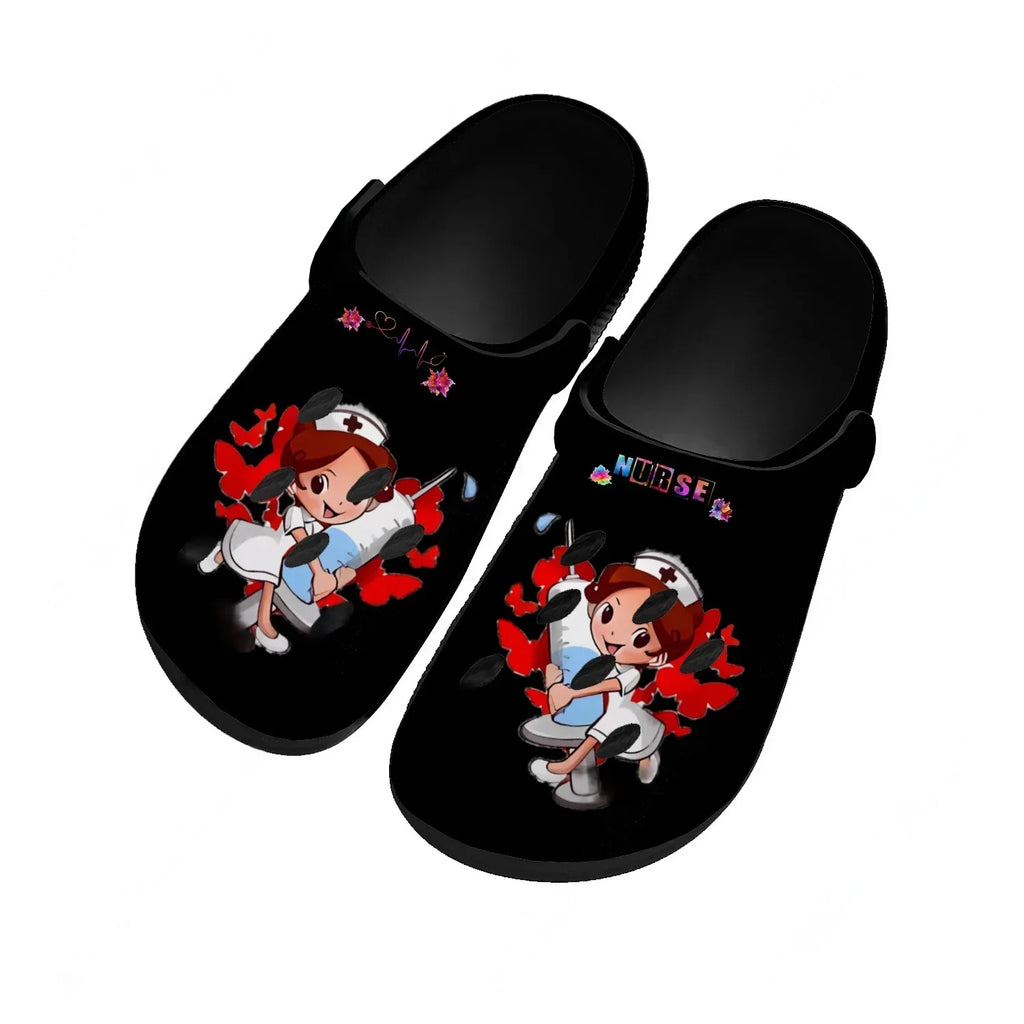 Nurse Water Shoes Mens Womens Comfortable Fashion Home Garden Clogs Customizd Sandals Beach Breathable Hole Slippers
