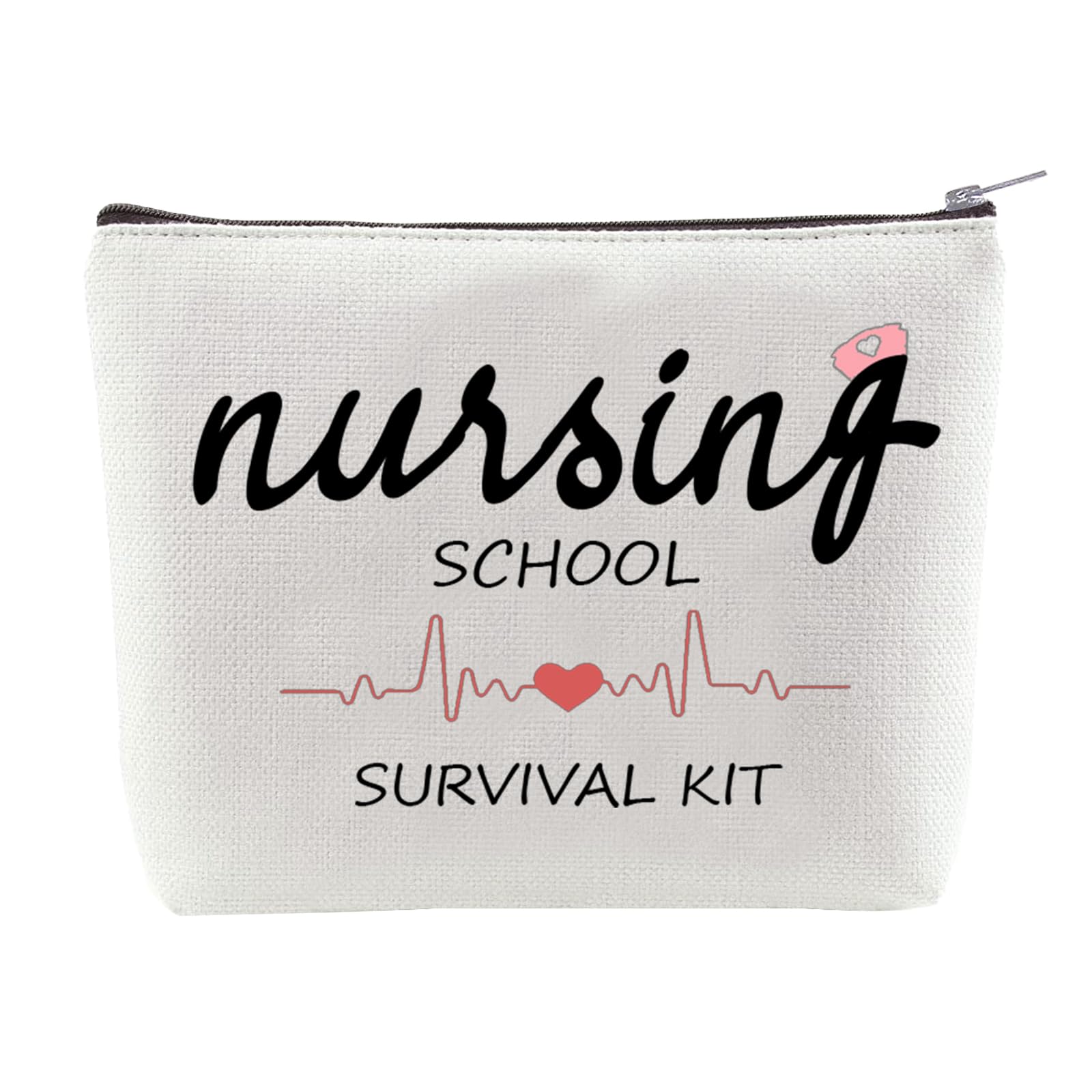 Degpum Nursing Supplies Nurse Makeup Bag Nurse Week Gifts Cosmetic Bag Nursing Gifts Nursing Survival Kit Nursing Birthday&Christmas Gift for Nursing Future Nurse Gifts