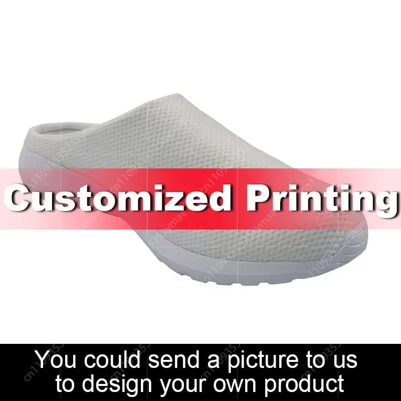 Women's Summer Slippers Hospital Nurse Printing Home Slipper Ladies Non-Slip Beach Sandals For Females Nursing Shoes