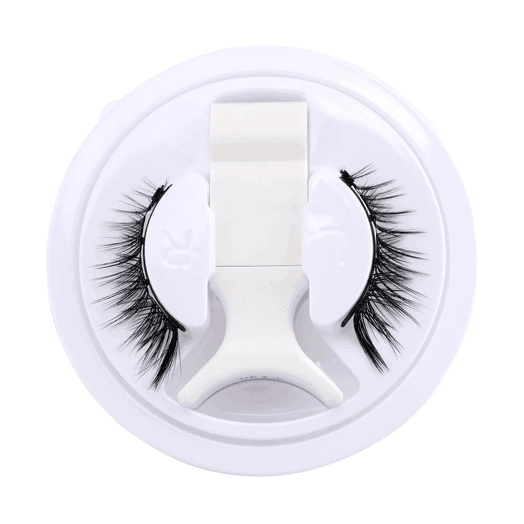 New 1 Pair Magnetic Eyelashes Handmade 3D Fluffy Faux Mink Lashes Reusable Natural False Eyelashes Magnetic Tweezers Makeup Set