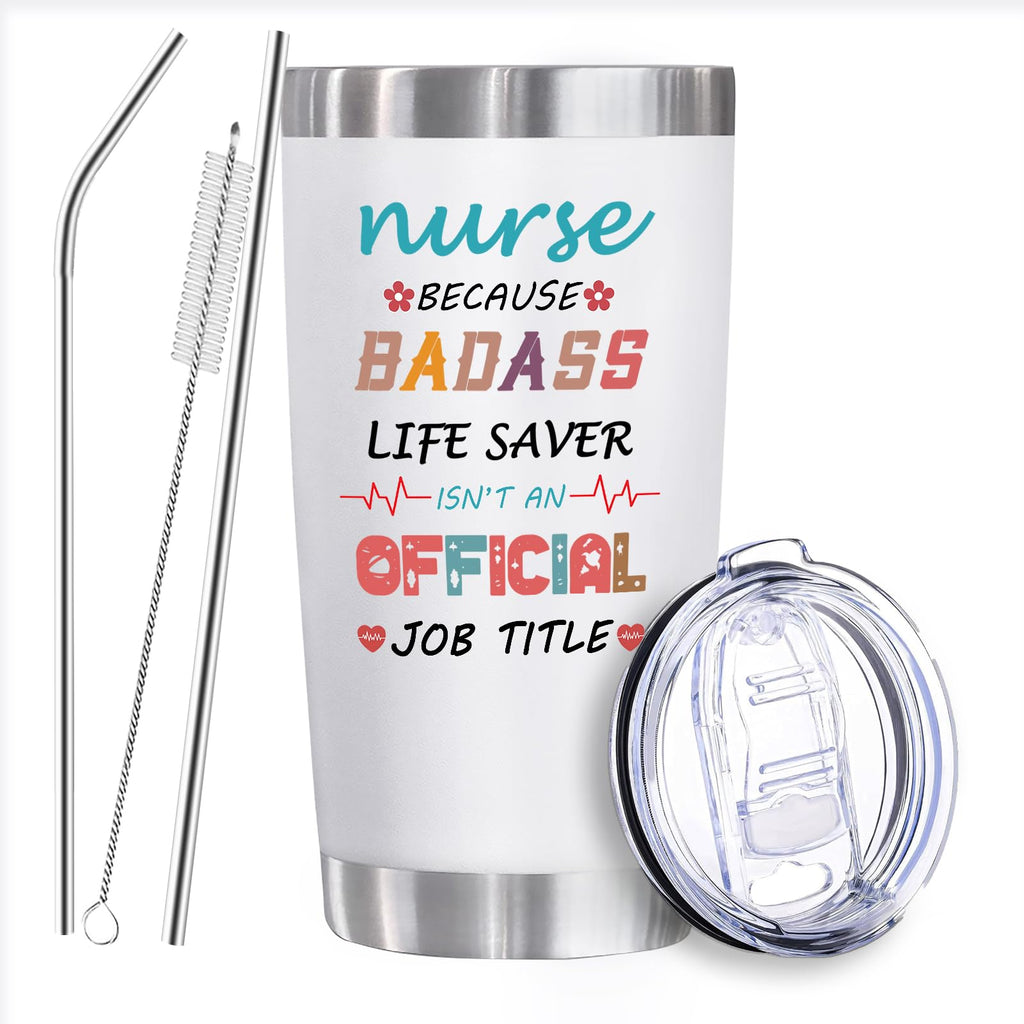 EchoMaven Nurse Gifts for Women Nurse Practitioner Gifts LPN Gifts 20oz Nurse Insulated Tumbler Nurses Week Gifts Nurse Appreciation Gifts Graduation Gifts for New Nurses School Nurse Rn Nurses