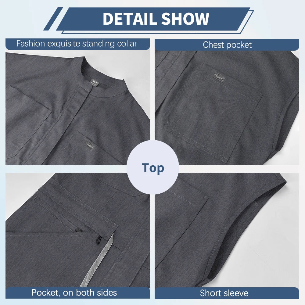 High Quality Durable Clinical Workwear Medical Nurse Uniforms Women New Scrubs Clothes Doctor Dental Overalls Surgical Jumpsuits